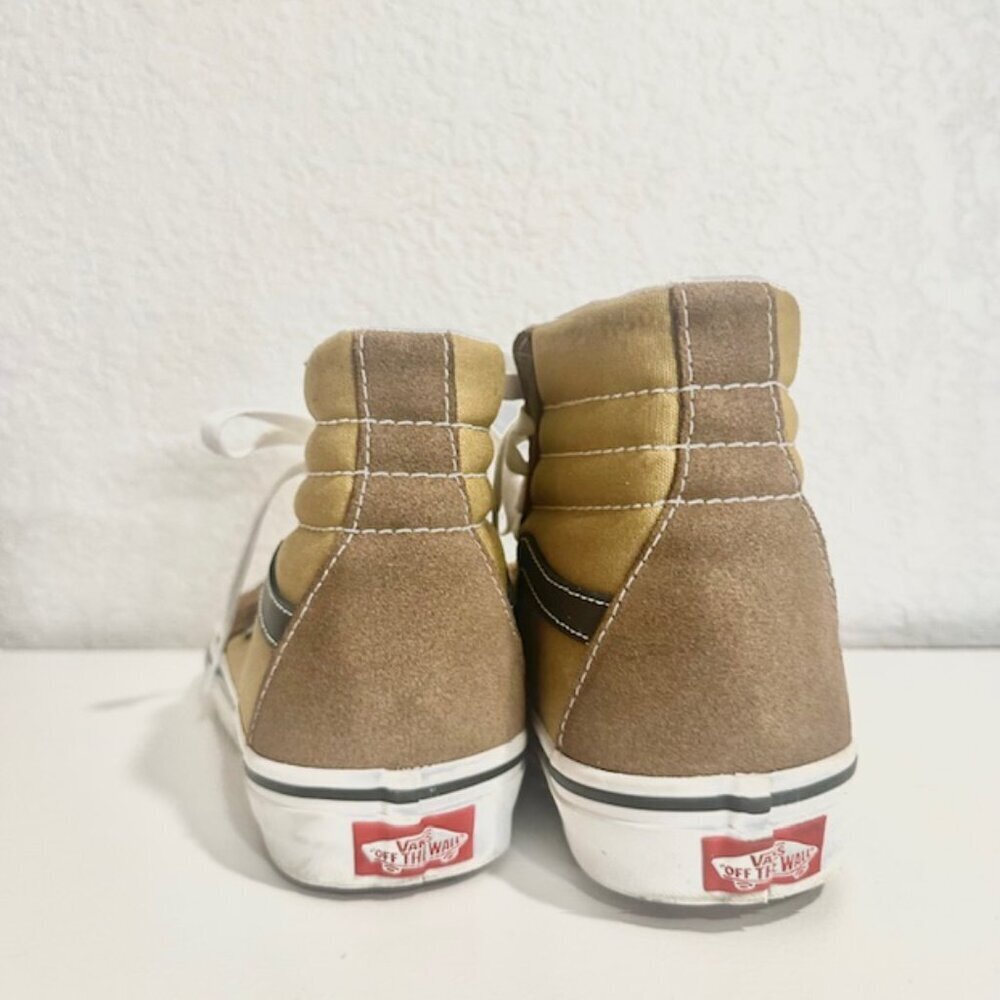 Vans Unisex Shoes Sk8-Hi High Top Leather Suede Walnut Mens US 7.5 Womens US 9 - Picture 7 of 16